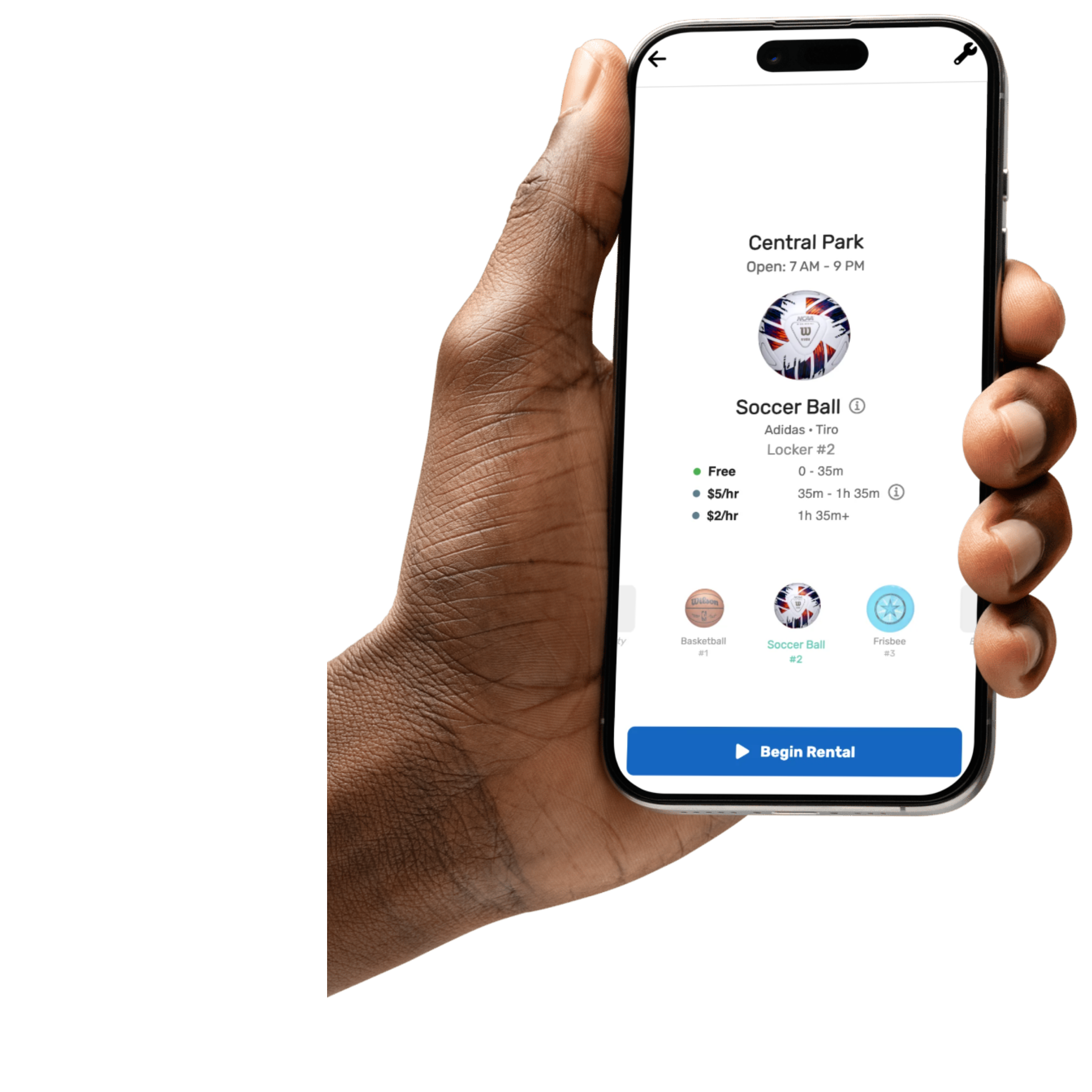 Checkout screen